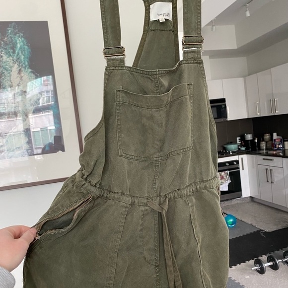 Wilfred Free Beatriz Army Green Romper Size XS - Picture 3 of 4